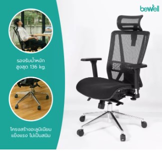 10 เก้าอี้เพื่อสุขภาพ ยี่ห้อไหนดี (Ergonomic Chair) นั่งแล้วสบาย  เหมาะไว้เป็นเก้าอี้ทำงาน